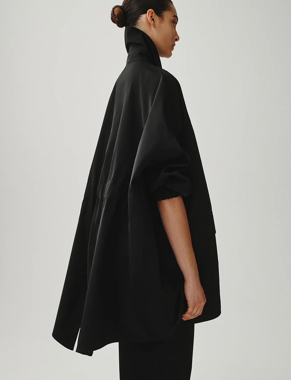 The Swing Jacket in Technical Wool Nylon