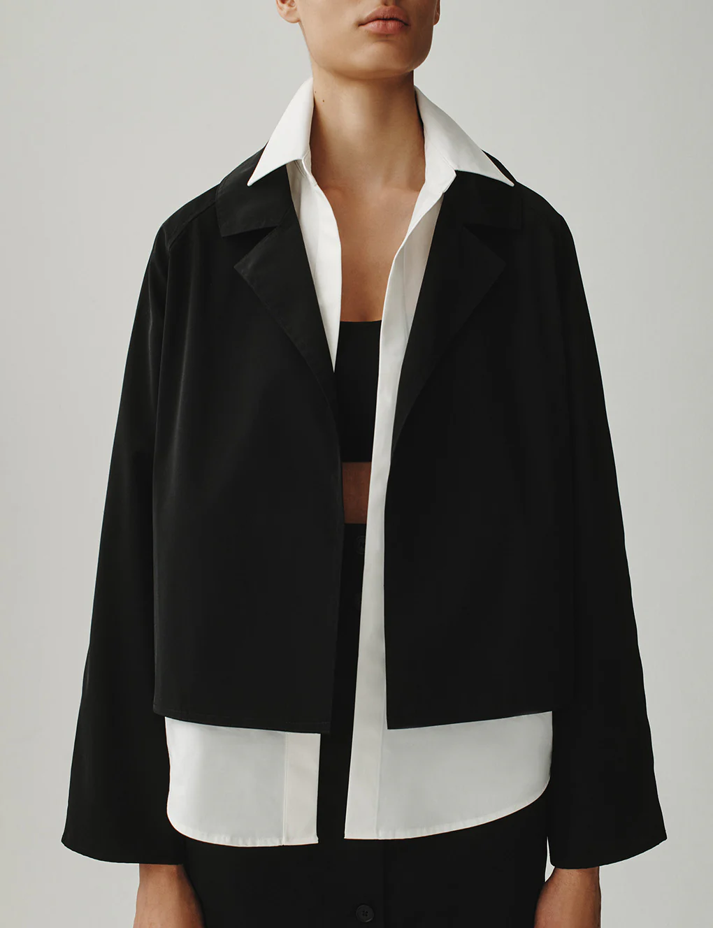 The Kei Jacket in Technical Wool Nylon