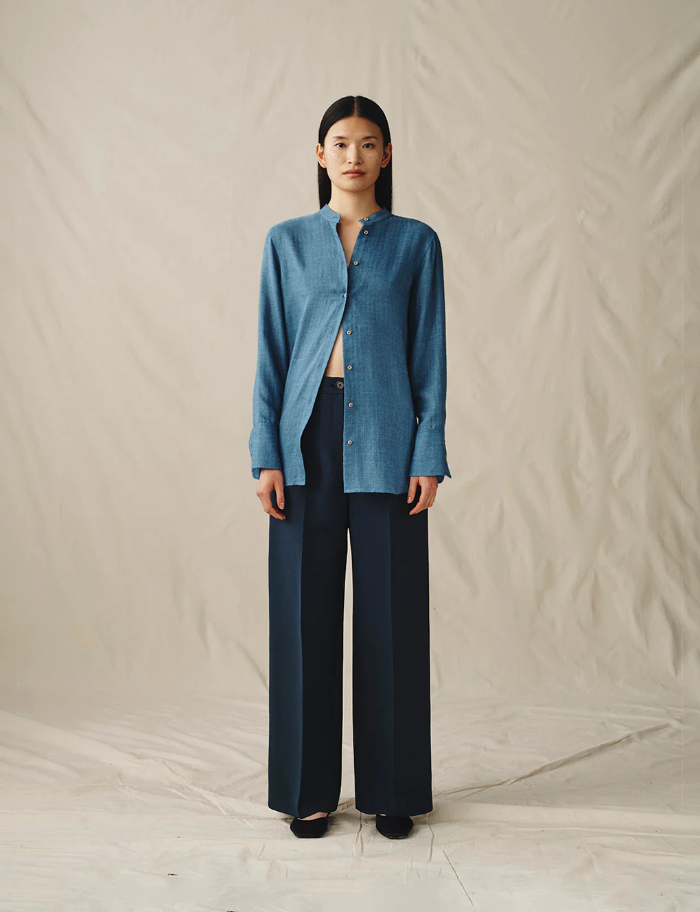 The Everyday Shirt in Silk Cashmere 2 The Everyday Shirt in Silk Cashmere