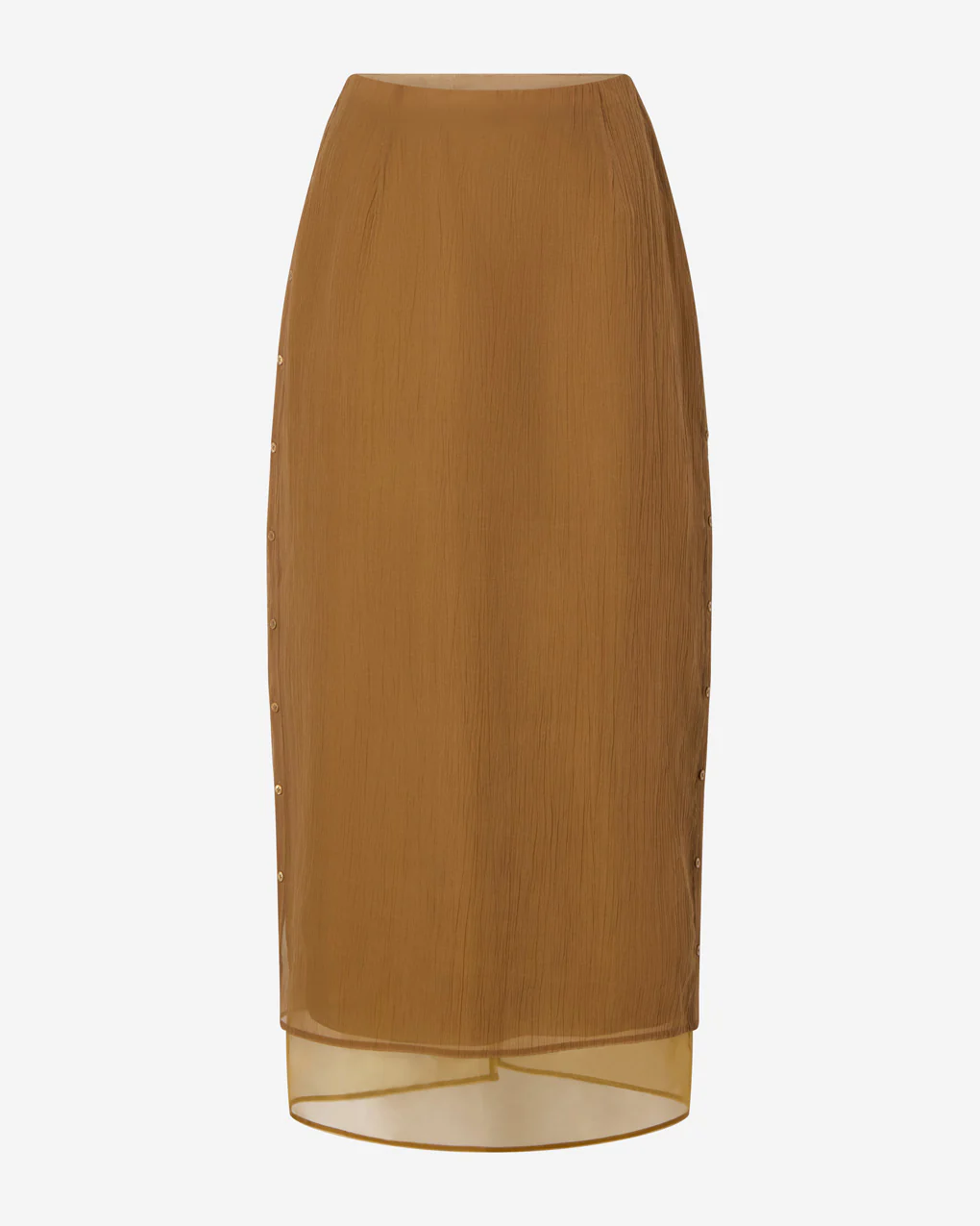 The Sheer Overlay Skirt in Starched Chiffon 6 The Sheer Overlay Skirt in Starched Chiffon
