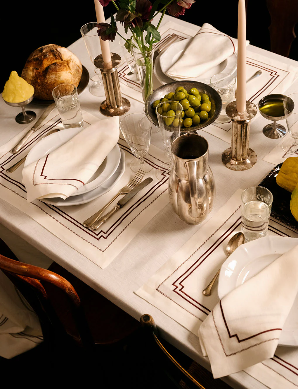 Frames A-Jour Placemat and Napkin Set